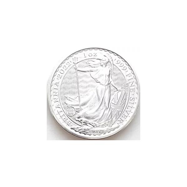 2022 ブリタニア 1オンス.999 シルバーコインとカプセル : WORLDRE