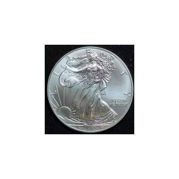 2012 アメリカン シルバー イーグル 1 オンス .999 上質銀貨 BU