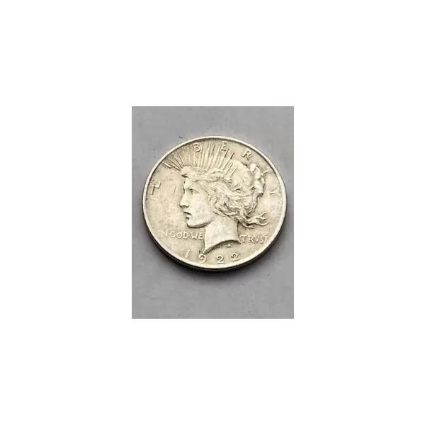 1922年平和米国銀ドル1ドルコイン約/未加工状態 : WORLDRE SOURCE