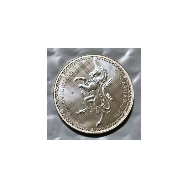 2023 ニウエ スコットランド ユニコーン $2 0.9999 1 オンス銀貨