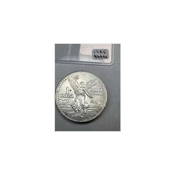 純銀99.99% 1985年メキシコ発行リベルタード銀貨 1オンス 純銀99.99% 1985年メキシコ発行リベルタード銀貨 1オンス 純銀99.99