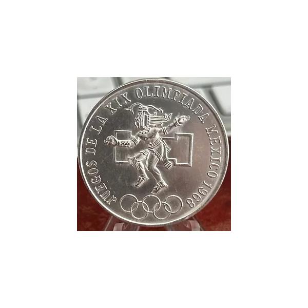 1968 メキシコ 25 ペソ 第 19 回オリンピック銀貨 : WORLDRE SOURCE