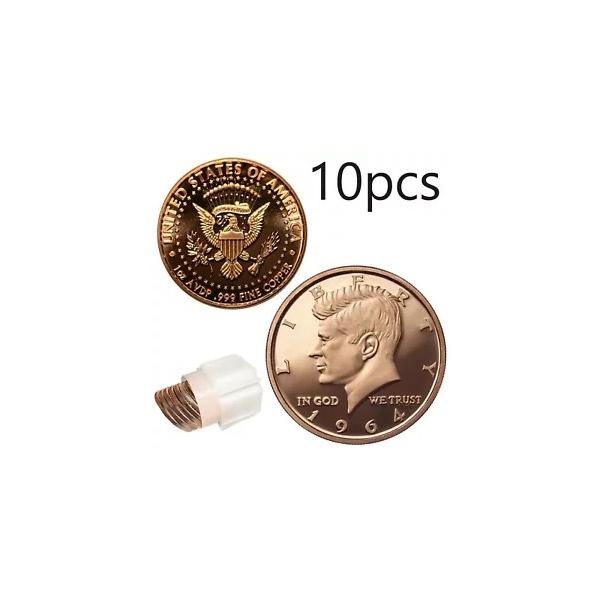 10 x 1オンス USA 1964 ケネディ銅ラウンドコイン ファインピュア 999