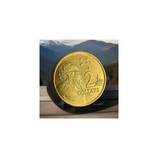 レア 2 ドル コイン オーストラリア 1988 HH RM イニシャル クイーン