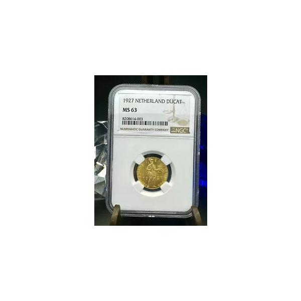 1927 オランダ貿易 DUKAT 金貨。オンス NGC MS 63 : WORLDRE SOURCE