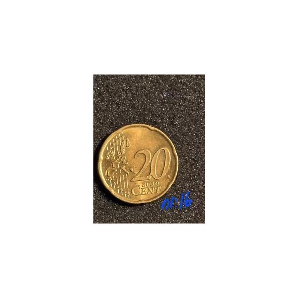 ユーロ　20セント　200枚　　硬貨　まとめ売り 珍しいイタリアのコイン 20 ユーロセント 2002 ウィット エラー