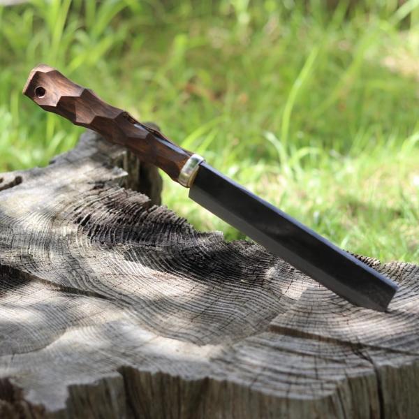 koto-outdoor なた 名栗加工 ナタ 鉈 カバー付き 165mm 薪割り