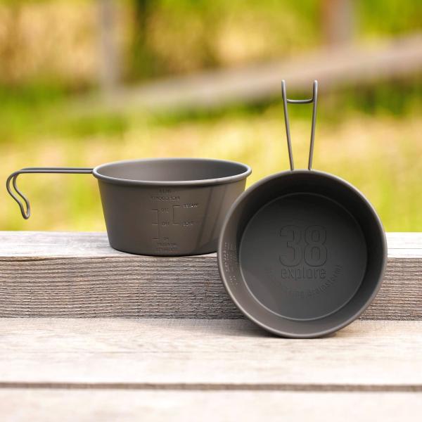 BALLISTICS - アクア　ROCKY38　深型　シェラカップ　2個セット　38explore 38explore CHICCA ROCKY38 シェラカップ深型 : Liberty Base