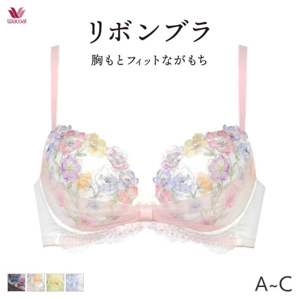 C70-Mワコール パルファージュ　リボンブラ ブラジャー&ショーツセット ワコール パルファージュ リボンブラ ブラ＆ショーツ C70-M - メルカリ