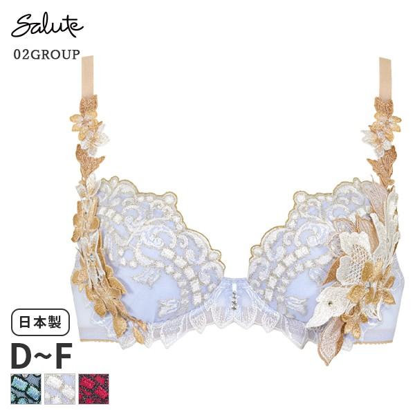 サルート Salute 02グループ ワコール ブラジャー 3/4カップ プッシュ 