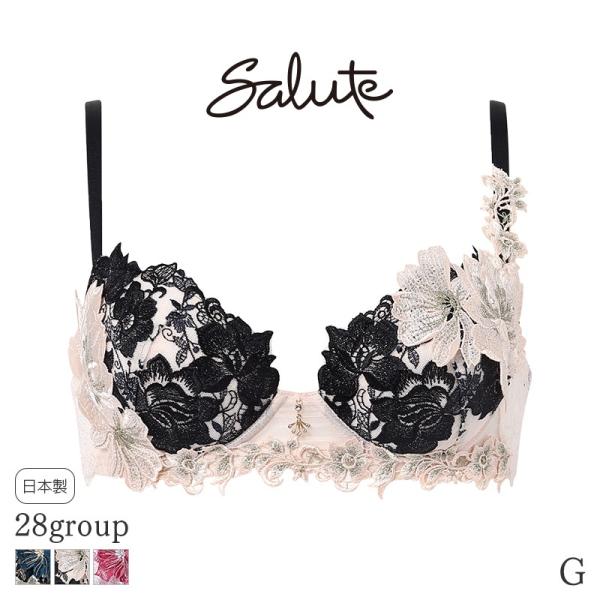 サルート Salute 28グループ ワコール ブラジャー 3/4カップ プッシュアップタイプ(G)BTJ428