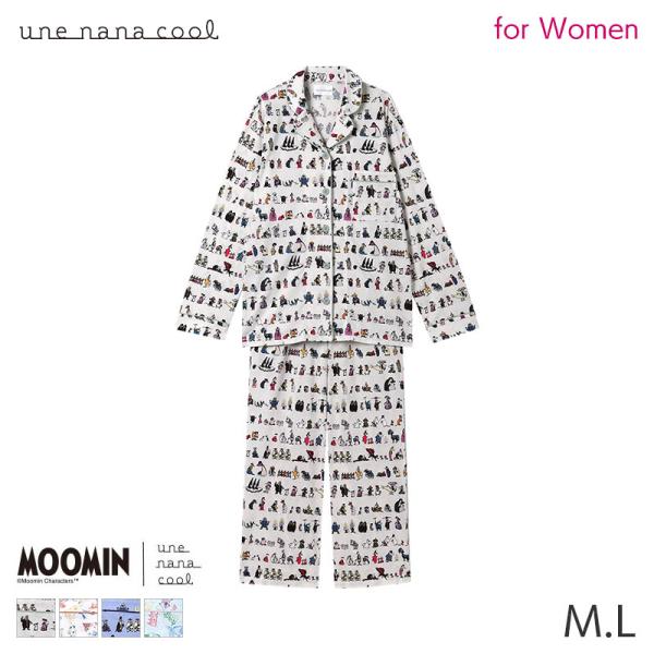 une nana cool（ウンナナクール） MOOMIN × レディース パジャマ 綿100