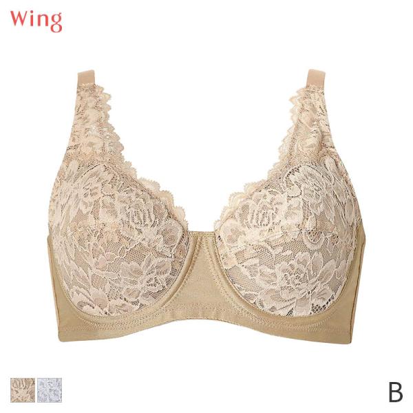 ウイング ブラジャー フルカップ 肌あたりがやさしい 外付けワイヤー(B)NB2704