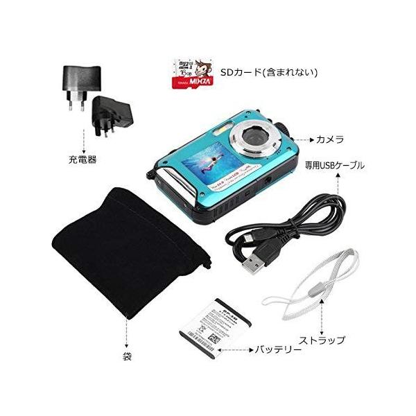 防水カメラ デジタルカメラ 水中カメラ フルhd 1080p 防水デジタルカメラ 24 0mpデュアルスクリーン オートフォーカス デジカメ Www Pgrhonduras Gob Hn