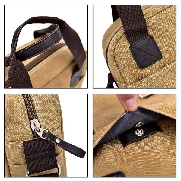 Rakee キャンバストートバッグ メンズ 丈夫 4色 Pindo Com Py