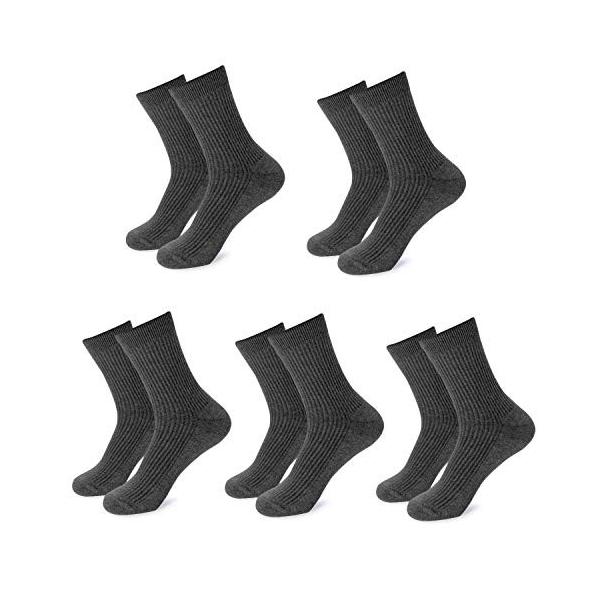 メンズソックス 靴下 メンズ ビジネスソックス ブランド 綿5足 おしゃれ 激安特価品 冬 大きいサイズ かわいい におい あたたかい25 28cm黒