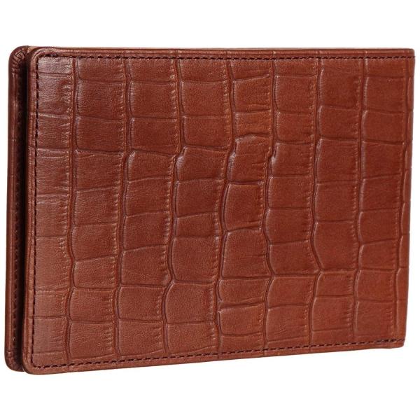 スインリー 財布 メンズ 二つ折り 薄型 クロコダイル 型押し 日本製 Ewslcs01 ブラウン Pindo Com Py