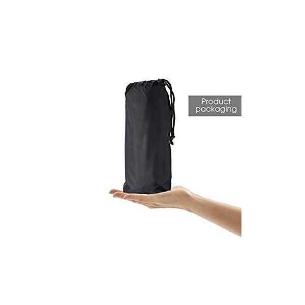 Jteng ポンチョ レインコート 3 In 1レインポンチョ 多機能 自転車 フリーサイズ 収納袋付き 雨具 ブラック 男女兼用 バイク 完売