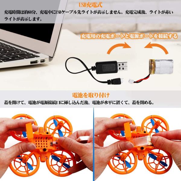 Flycreat 最新版 中古 4軸ドローン ラジコン ミニドローン ドローン玩具 自 ジェスチャー制御 フライング玩具 男の子おもちゃ オモチャ