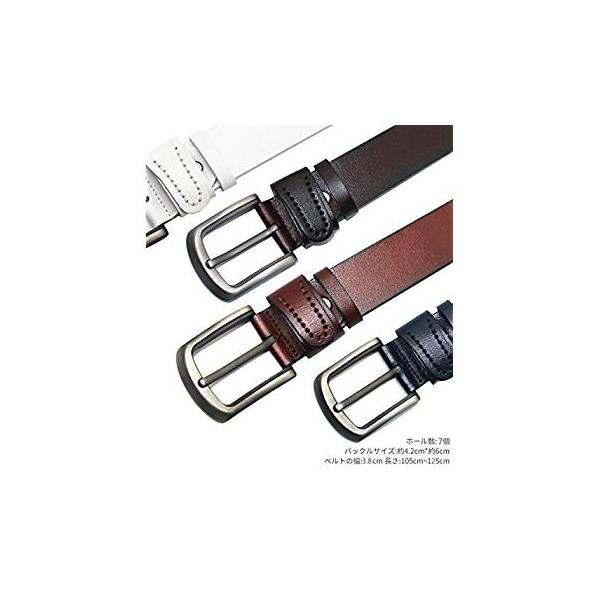 ジーンズ ベルト 贈り物 メンズ おおきいサイズ 白 ゴルフ 革 ビジネス 紳士 ロング ファション おしゃれ カジュアル バックル 本革 レザー