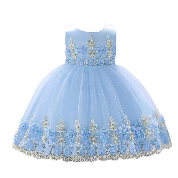 デポー ベビードレス レモニードレス フォーマル キッズ ワンピース 赤ちゃん お宮参り プリンセス ティアードスカート結婚式 お呼ばれ 70cm