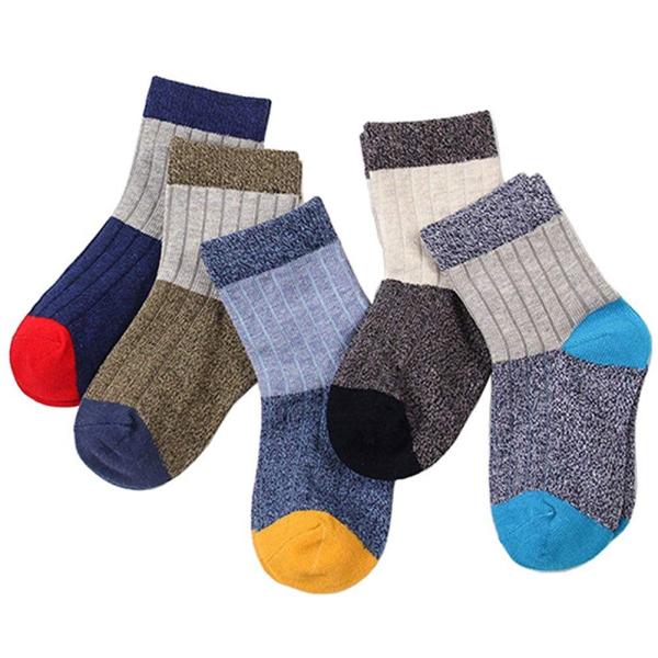 Al完売しました インソミラ Insomila 子供 靴下 男の子 キッズ 綿 赤ちゃん ベビー ソックス 5足セット 通園