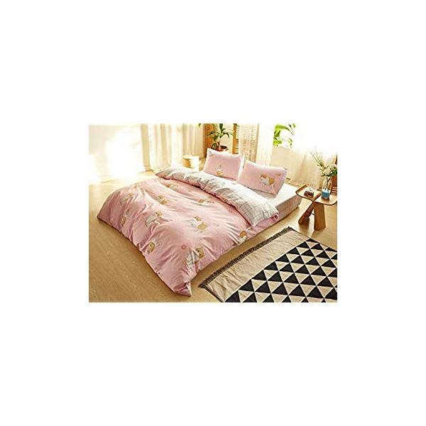 サンマドラ布団カバー 寝具カバー ベッドカバー コットン100 両面プリント 可愛い 日本正規代理店品 シーツカバー ボックスシーツ 枕カバー ネコ絵柄 洋