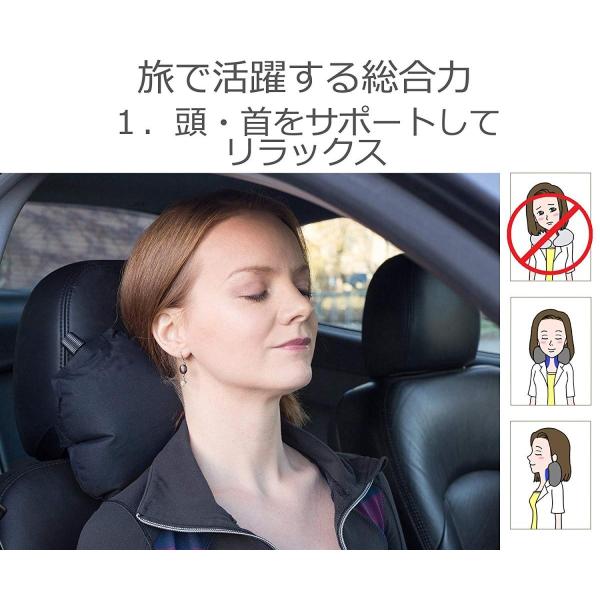 Smarttravel 飛行機 クッション 腰 腰痛 枕 ネックピロー 海外旅行 まくら 旅行用 腰枕 便利グッズ トラベルグッズ 割引も実施中 1