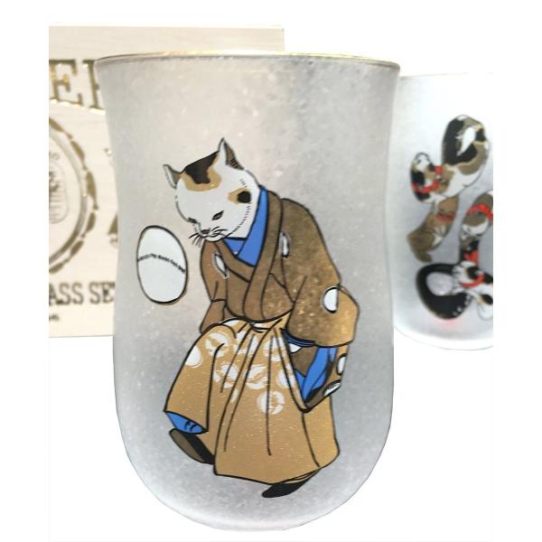 アデリア ビールグラス ねこ クラフトビア3個セット 江戸猫ぐらす プレミアムニッポンテイスト 木