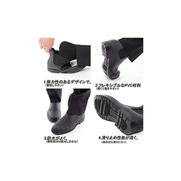 Bravell レインシューズ 晴雨兼用 トラスト レディース レインブーツ ショート雨靴 カジュアルシューズ ファッション 防水 滑り止め 日常着