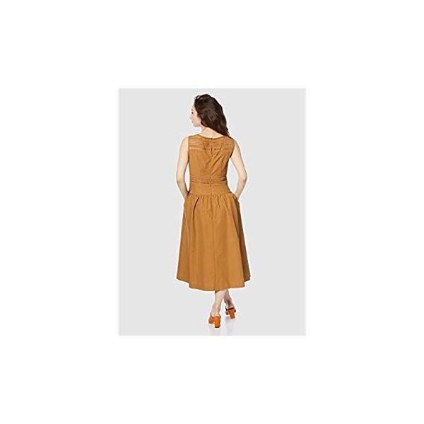 ラグナムーン ワンピース Ladyパネルレースワンピース レディース 日本サイズm相当 訳あり商品 日本 ブラウン M