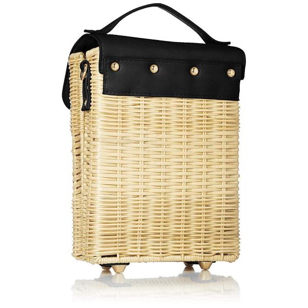 Black ハニーサロンバイフォピッシュ Cherryラタンショルダー かごバッグ レディースバッグ リバティオンラインストア カゴバッグ