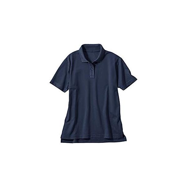 セシール ポロシャツ Uvカットレディスポロシャツ 半袖 419 レディース ダークブルー 日本 4l 5l