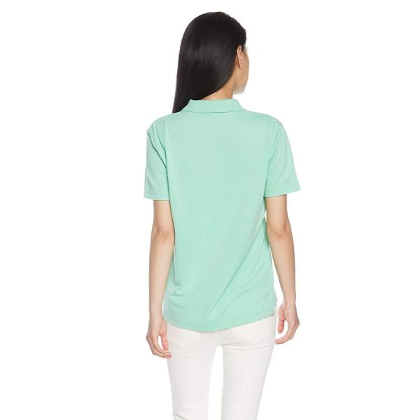 セシール ポロシャツ Uvカットレディスポロシャツ 半袖 定番から日本未入荷 419 Ll 日本サイズ2l相当 日本 レディース ミントグリーン