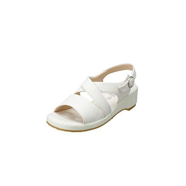 パンジー 4 5cmウェッジヒール オフィスサンダル ナースサンダル 5302 ホワイト Others L 24 0 24 5