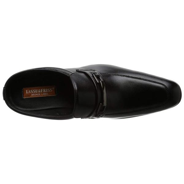 ラスアンドフリス 日本製本革ビジネスサンダル ビットローファータイプ 916 返品送料無料 メンズ ブラック Cm L 26 L表示 M S