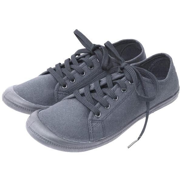 かわいい ローカット キャンバス スニーカー L レディース ダークグレー 販売期間 限定のお得なタイムセール 24 25cm