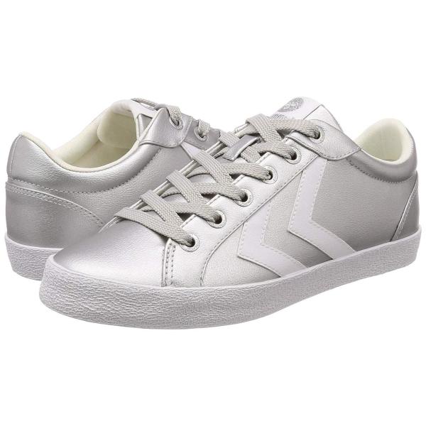 ヒュンメル スニーカー Deuce 驚きの値段 Court Sport Silver Eu 37 1508 23 Cm