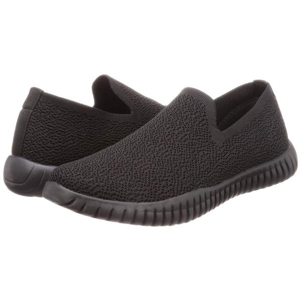 ゴムゴム スニーカー 軽量ラメニットシンプルスニーカー レディース 99 5564 ブラック 23 0cm 23 5ｃｍ Pindo