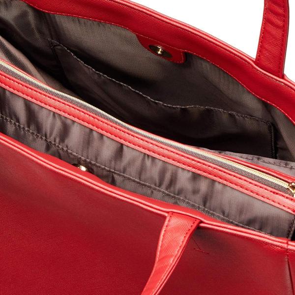 格安販売 ミディアム Lt 3480 Red ビジネスバッグ レディースバッグ ルートート Klug クルーク リバティオンラインストア Lt 大きめ合皮トートバッグ