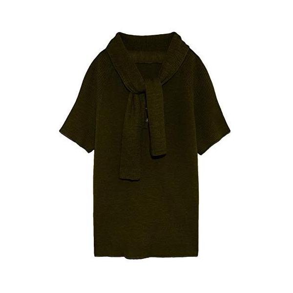 リリーブラウン ボウタイニットトップス Lwnt レディース Grn お見舞い 日本 Free F サイズ