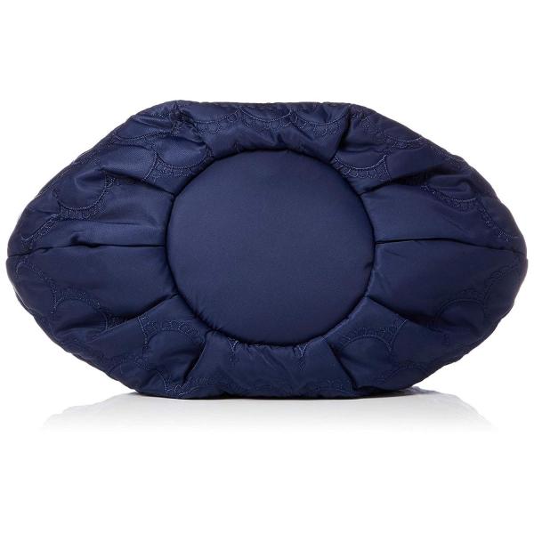 ツモリチサト トートバッグ スカラップキルト ネイビー Picnicsafaris Com