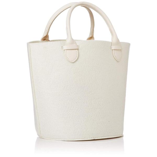 カシュカシュ スマイルワッペン付きフェルトバケツ型トートバッグ 誕生日 お祝い カジュアル レディース Iv 01 00