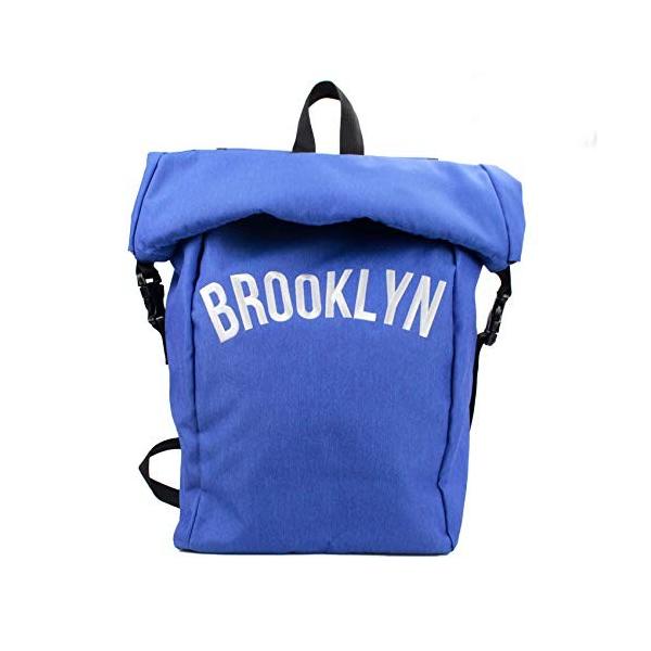 モメンタム リュック レデイース ナイロン 国際ブランド ブルー ブルックリン