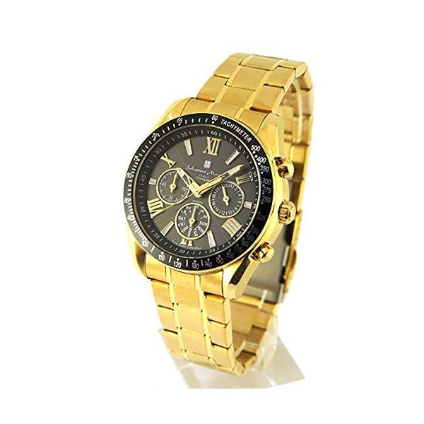 サルバトーレマーラ 腕時計 ブラック ゴールド サイズ ケース径4 2x4 2x1 5cm ベルト幅2cm