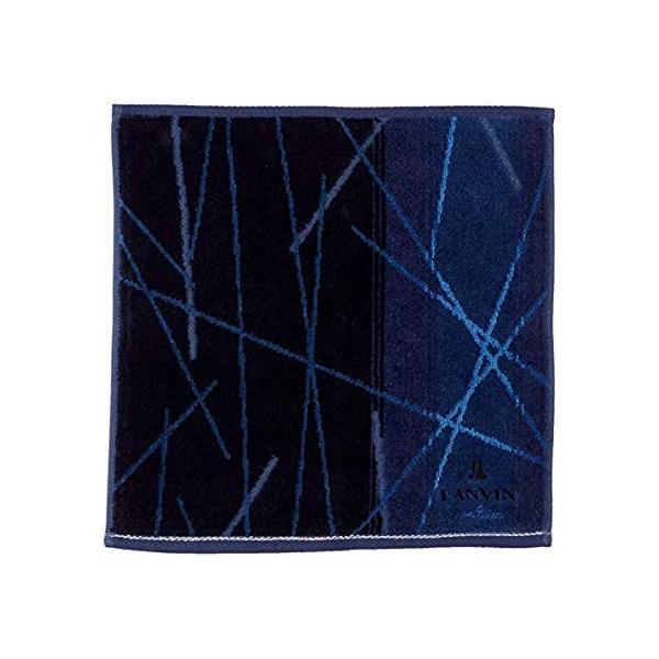 ランバンオンブルー ハンカチ メンズ タオル b ネイビー 日本 25cmx25cm Free サイズ Pindo Com Py