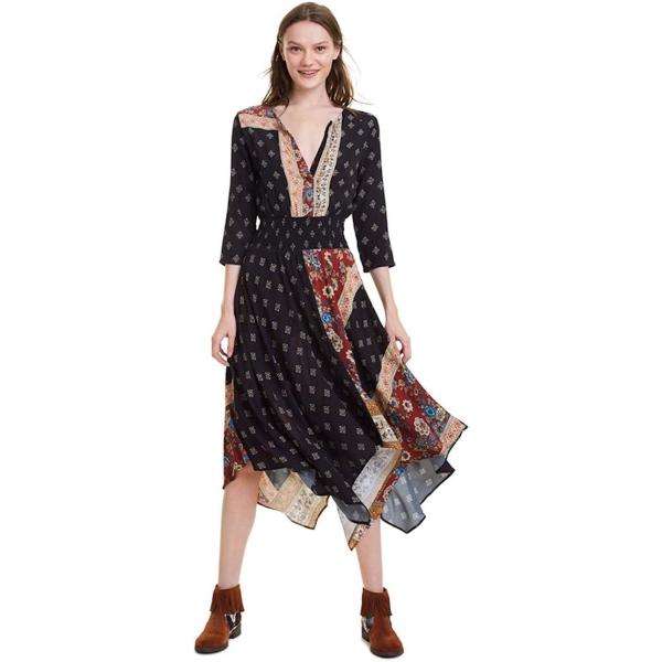 デシグアル ワンピース ワンピースロングスリーブ レディース 19wwvw33 オレンジ Eu 46 日本サイズ3l相当 Pindo Com