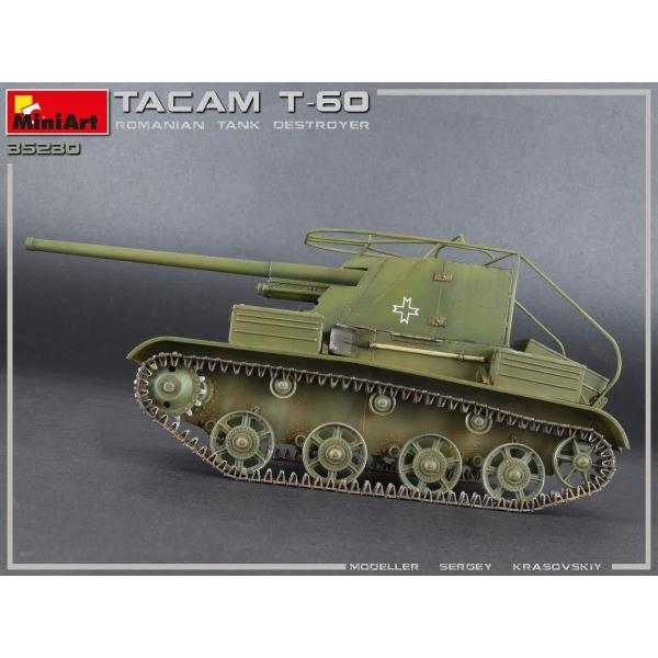 ミニアート 1 35 ルーマニア陸軍 Tacam T 60駆逐戦車 フルインテリア 内部再現 プラモデル