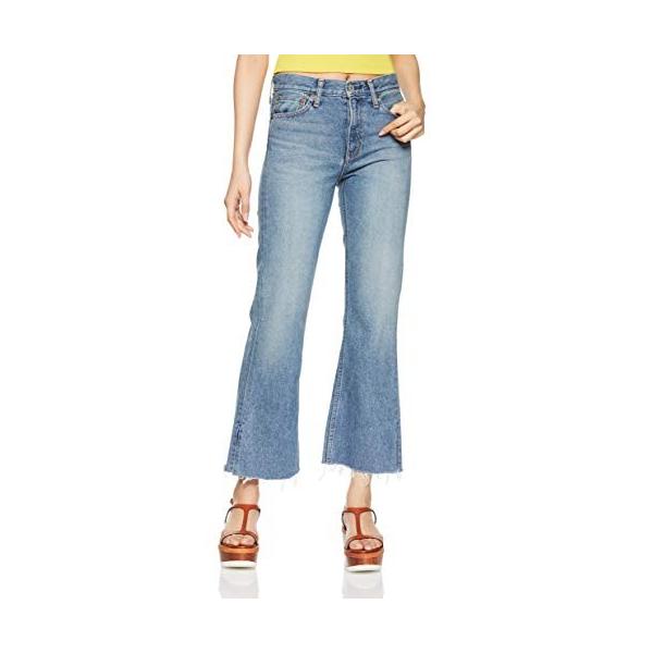 正規逆輸入品 アングリッド デニムパンツ スリットフレアデニム レディース 日本サイズl相当 ブルー 日本 26インチ