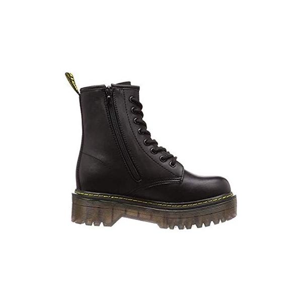 バレットジャム レースアップブーツ 美脚 脚長 ジップアップ 37 新作入荷 新品 Bk インヒール内蔵 インヒール内蔵で美脚amp 脚長効果 7 5cm Us